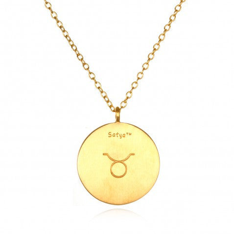 Satya Zodiac Tauras Emerald Necklace