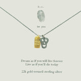 b.u. Dream and Live Necklace