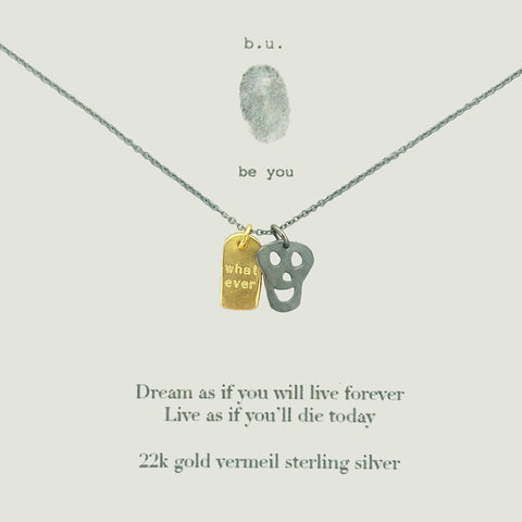 b.u. Dream and Live Necklace
