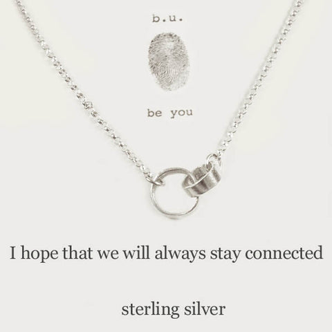 b.u. I Hope We Will Always Stay Connected Necklace