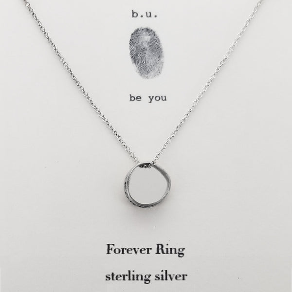 b.u. Forever Ring Necklace