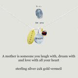 b.u. Mother Laugh Dream Love Necklace