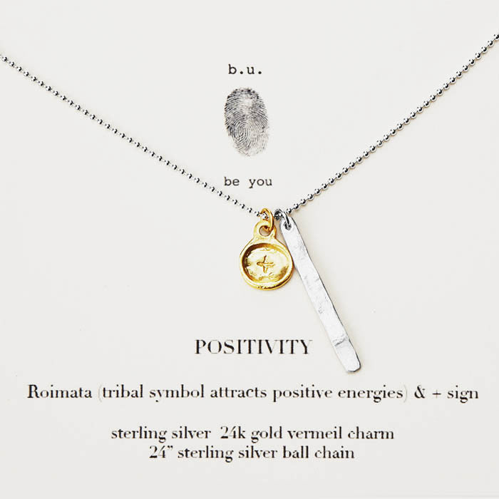 b.u. Positive Energy Charm Necklace Healing Strength Sheva