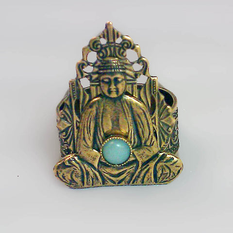 Jan Michaels Amazonite Enlightenment Ring