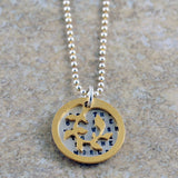 Kathy Bransfield "Be The Change" Gandhi  Necklace