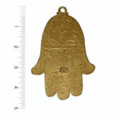 Michal Golan Ornate Blue Mosaic Wall Hamsa Back View